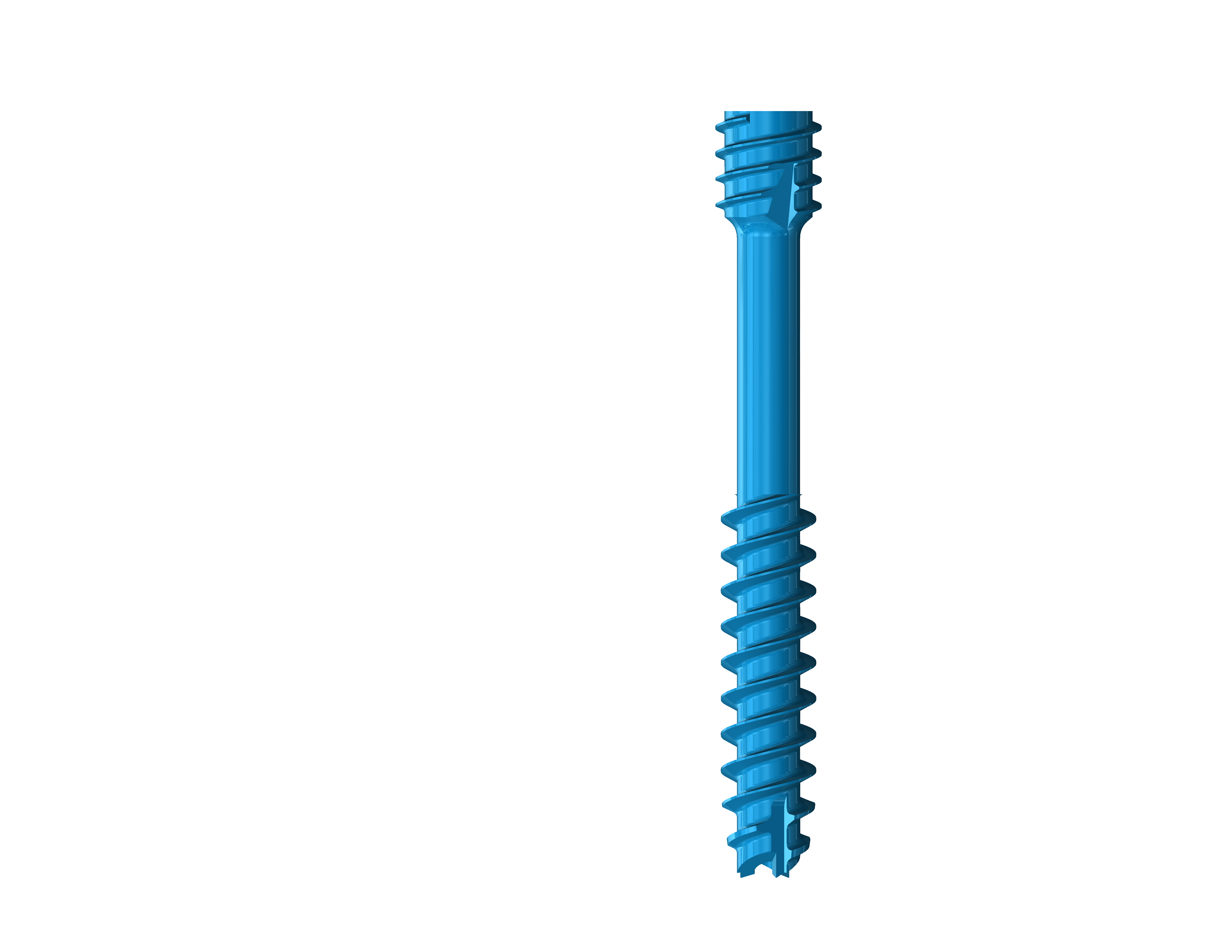 Cannulated Headedless Compression screw 4mm - Front
